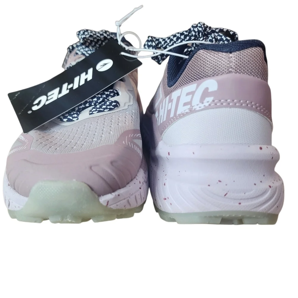 Hi-Tec Women's Size 6 Lilac and Navy Trail Shoes Sneakers New - Picture 4 of 7